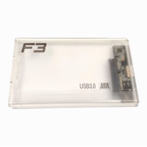 Case Externa HD SATA 2,5" Usb 3.0 até 4TB Transparente