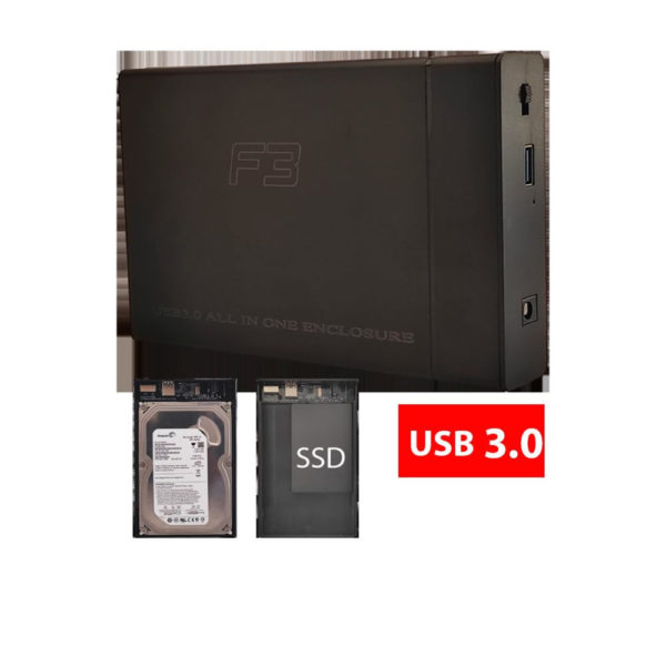 Case Externo USB 3.0 para HD SATA 3,5"/ 2,5" CS-3-2EM1