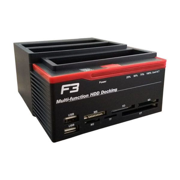 Dock Station P/2 Hd Sata + 1 Hd Ide 2.5"/3.5" Usb 3.0 JC-DOC892