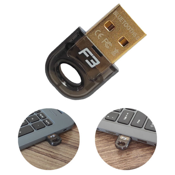 Adaptador Bluetooth 5.0 USB 2.0/3.0 PC Note RTL8761B