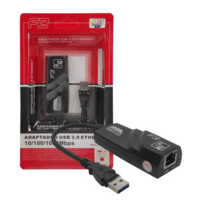 Cabo Adaptador de Rede USB 3.0 Para RJ45 10/100/1000Mbps JC-AD-RJ45