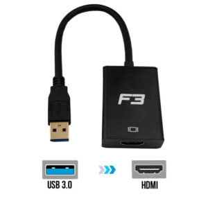 Cabo Adaptador Conversor USB 3.0 para HDMI JC-AD-UHDMI