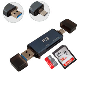 Adaptador TYPE-CUSB 3.0 para Leitor de cartão SD Micro SD