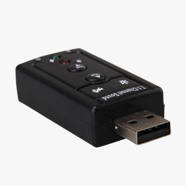 Adaptador de Som USB 2.0 Externo 7.1 Canais 3