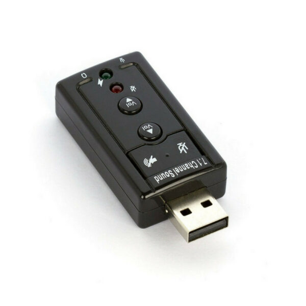 Adaptador de Som USB 2.0 Externo 7.1 Canais