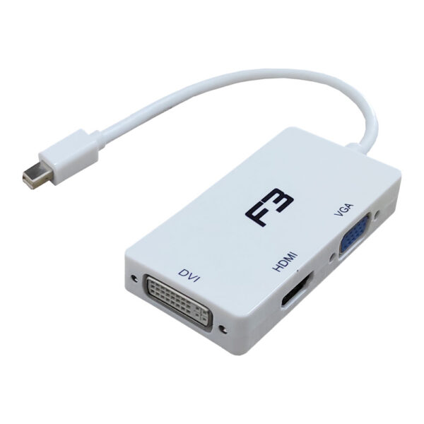 Cabo Adaptador Mini Displayport Para DVI HDMI VGA 1