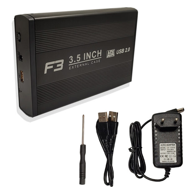 Case para Hd Externo 3,5 SATA USB 2.0 6