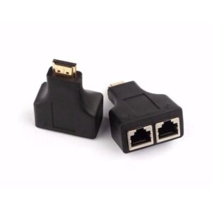 Extensor HDMI 1080P 3D 30 Metros RJ45 CAT5 e CAT6