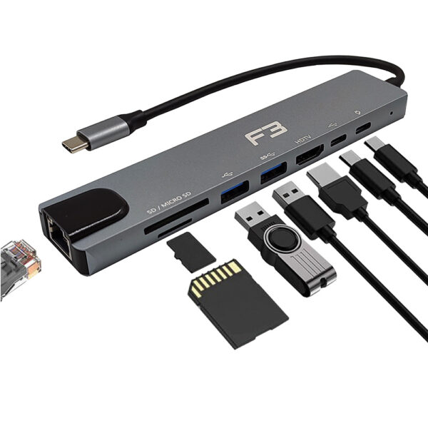 Hub-Adaptador-Type-c-8-em-1-Para-HDMI-Type-c-USB-3.0-USB-2.0-Micro-SD-SD-e-LAN