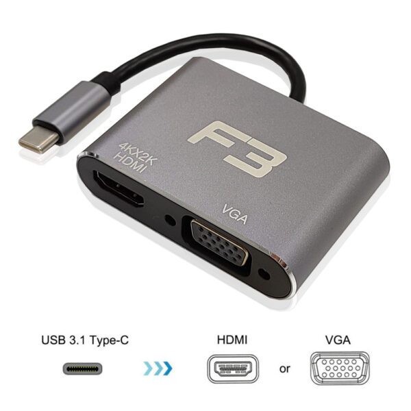 Cabo-Adaptador-2-em-1-USB-C-3.1-Type-C-Para-HDMI-4K-e-VGA-1