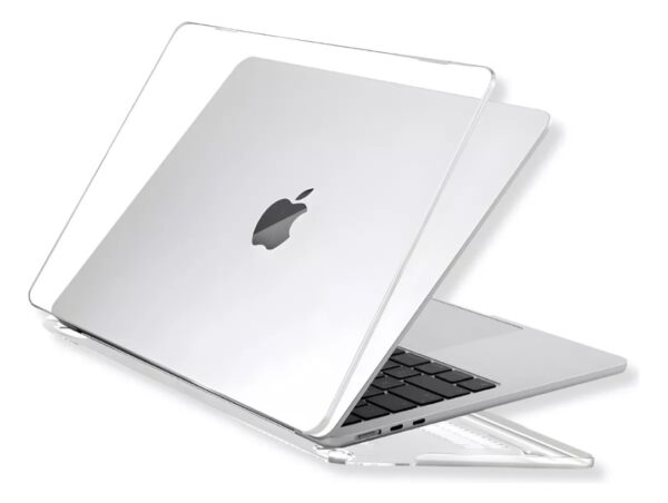 Case Capa Para Macbook Air 15.3 Pol Chip M2 A2941 Transparente 1