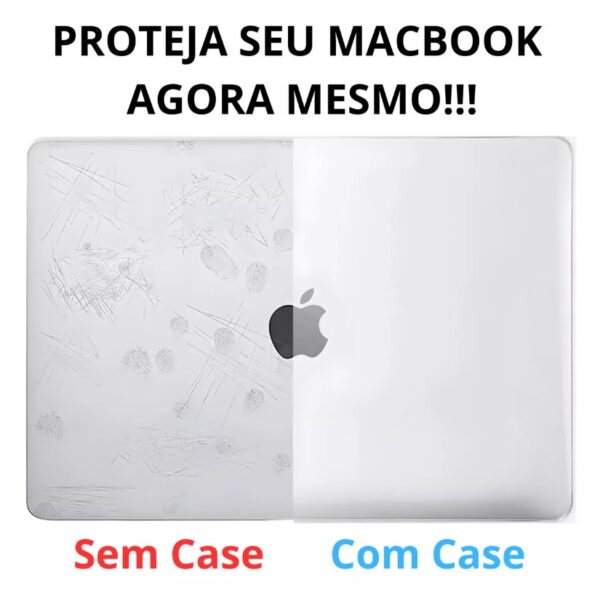 Case Capa Para Macbook Air 15.3 Pol Chip M2 A2941 Transparente 7